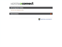 Tablet Screenshot of access.hofstra.edu